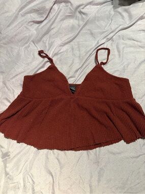 Wild fable rust orange tank top